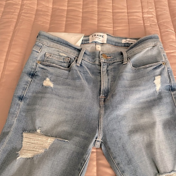 FRAME Le Skinny De Jeanne Front split - Picture 3 of 7